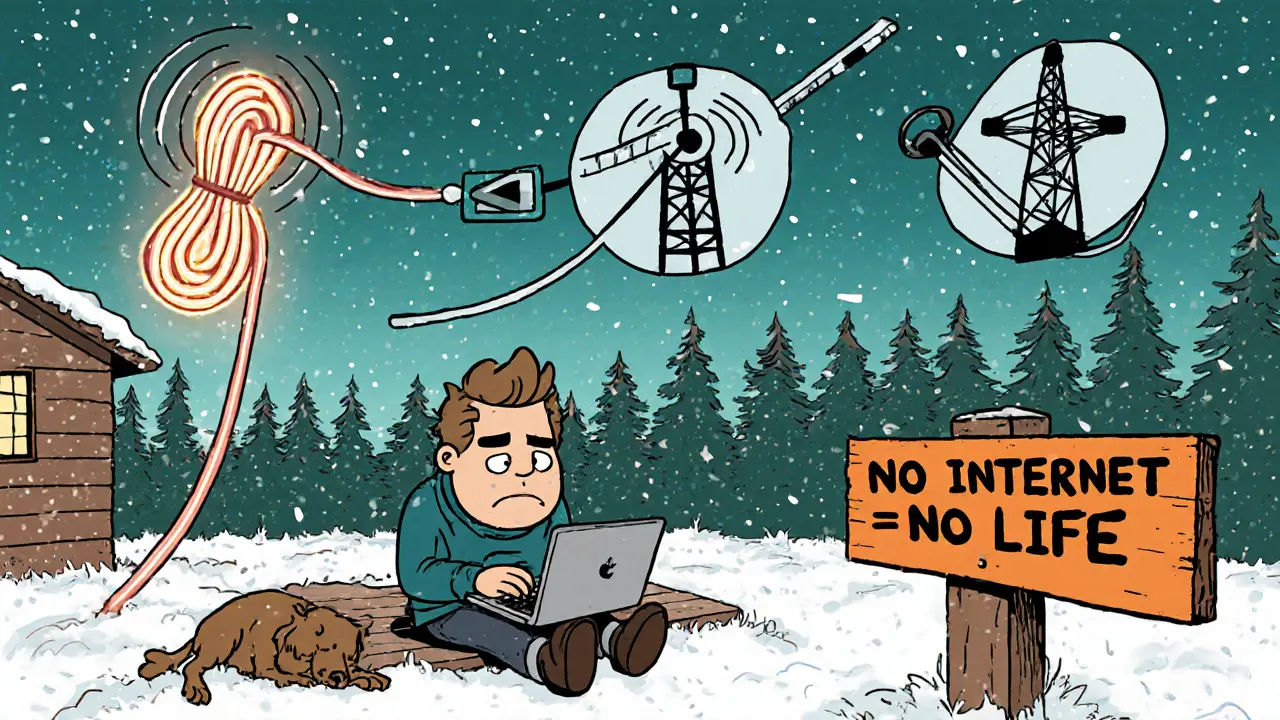 Как провести интернет в загородный дом: оптика, радио, спутник - что выбрать в 2025 году