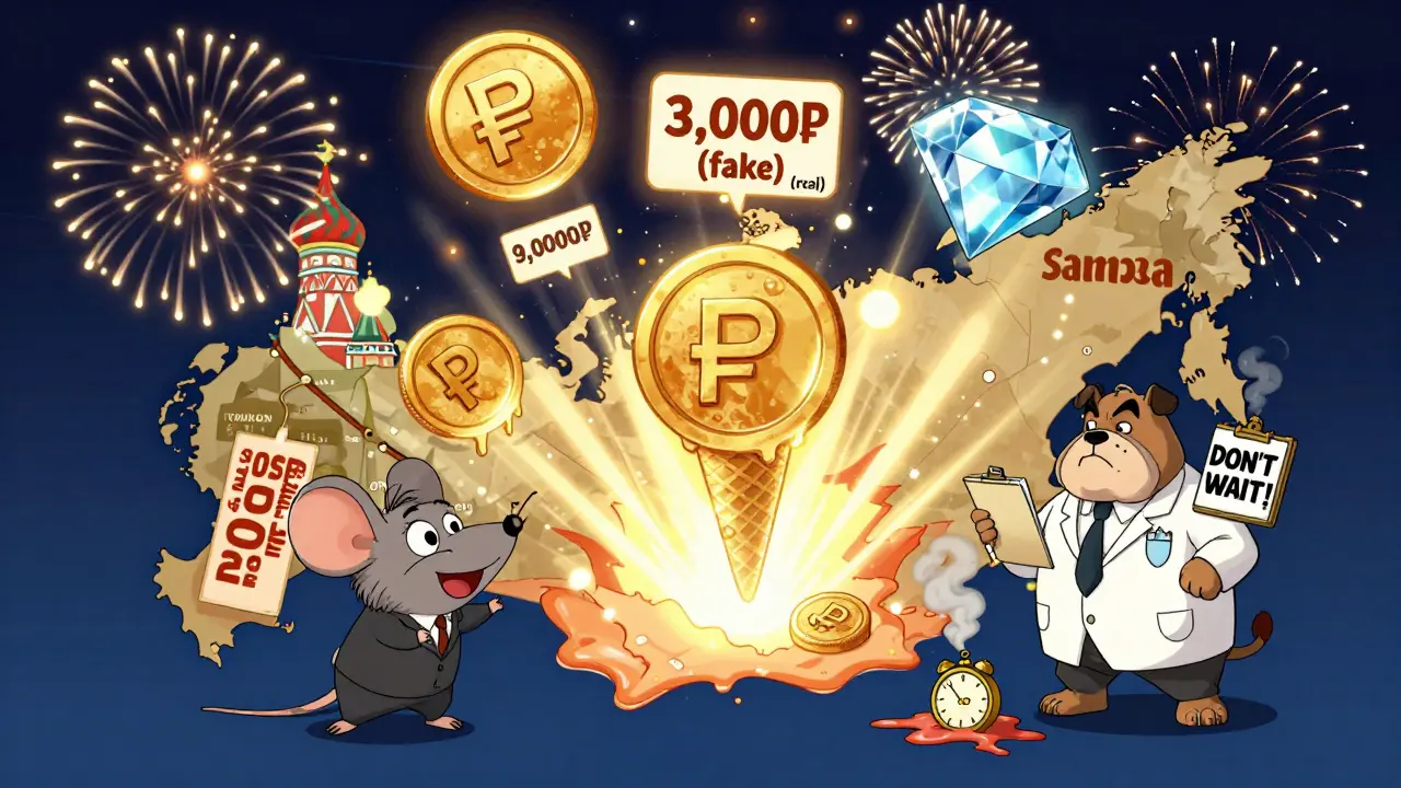 Цены на оценку ущерба превращаются в взрывающиеся монеты на карте России.